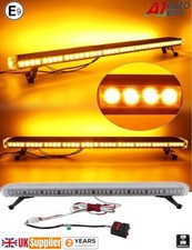 Barra Di Luce LED Ambra Stroboscopica Di Recupero 120Cm 1200Mm 48" 12V 24V E9