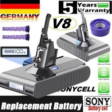 Batteria 9000MAh per Dyson V8 SV10 21,6V Absolute Animal Fluffy Sony Cell 6,0Ah DHL