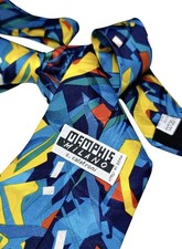 Luxury Memphis Tie Pure Silk