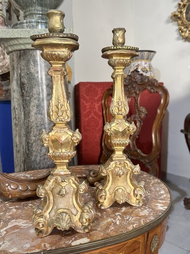 Coppia candelieri italiani - candelieri, in