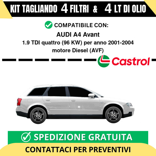 Tagliando per audi avant - per,