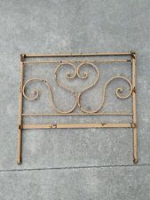 Testiera letto singolo in ferro battuto antica