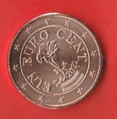 Austria cent euro 2021 - cent, di