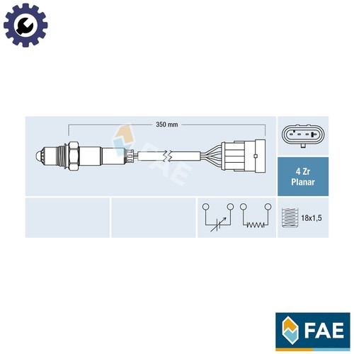 Sensore lambda 77223 per alfa - sensore,