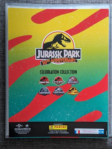 Cartes panini jurassic park - cartes,