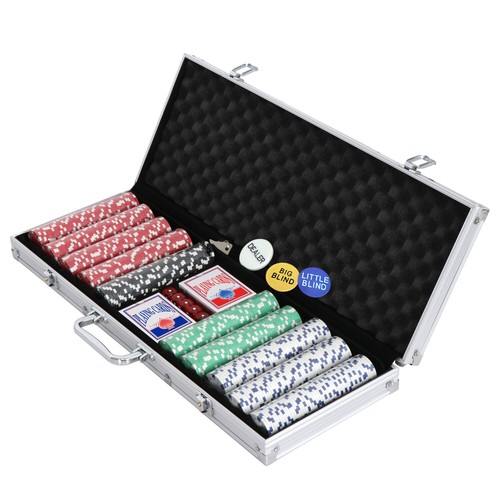 500pcs poker chip set custodia - chip,