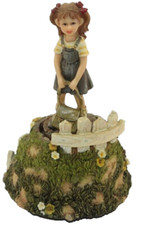 Bambola ceramica carillon - ceramica,