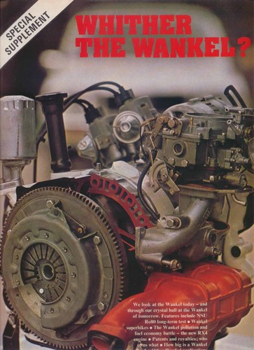 Supplemento motore wankel 1974 - motore,