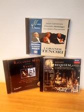 riccardo muti carreras pavarotti domingo mozart lotto 3 cd originali