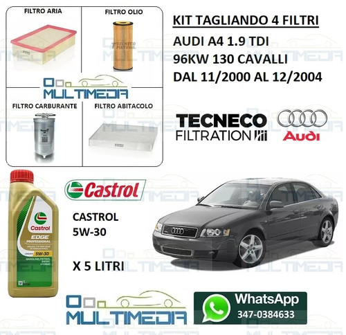 Kit tagliando filtri - filtri, e