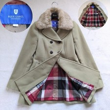 Cappotto lana a quadri BLUE