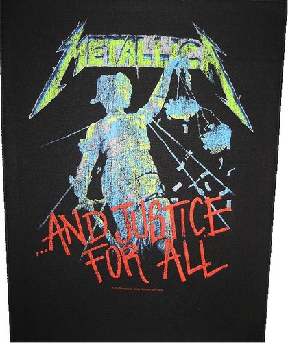 Metallica rückenaufnäher - metallica,