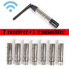 8x DMX512 ricevitore wireless ricevitore trasmettitore controller per luce palco DJ