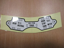 ADESIVO DECAL SCATOLA FUSIBILI