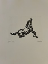 Francesco Messina  - Cavallo - Acquaforte originale - 50x70 cm. - es. p.d.a.