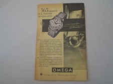 advertising Pubblicità 1953 OROLOGIO OMEGA SEAMASTER CALENDAR
