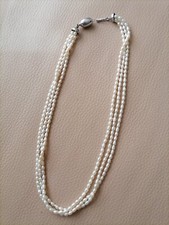 Collana  argento 925/800 PERLE