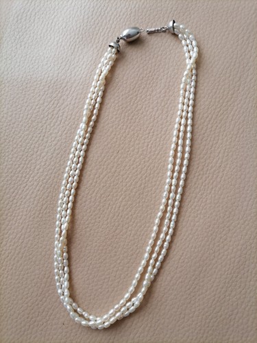 Collana argento 925 800 - collana, perle