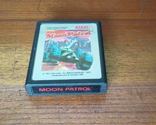 Moon patrol atari - moon, 2600