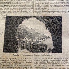 [stampa] 1891 AMALFI Grotta