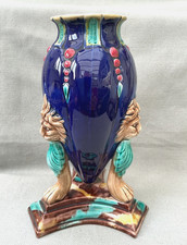 Antico vaso anfora in maiolica
