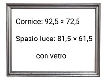 Cornice in legno grigio