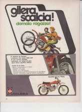 advertising Pubblicità -MOTO GILERA 50 5V. TRIAL 1974 MOTOITALIANE ENDURO  EPOCA