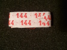 144 NUMERI DA CUCIRE MARCA BIANCHERIA COLONIA  ASILO CASA RIPOSO OSPEDALE SCUOLA