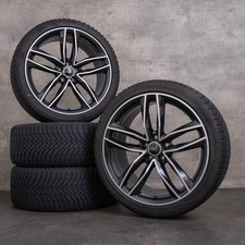Audi A6 S6 cerchi con gomme invernali da 20 pollici 4G C7 auto 4G9601025N nero a