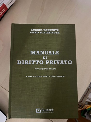 Manuale diritto privato - manuale,