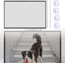 Cancelletto Cani, Barriera per Cani, Cancello Scale per Bambini E Animali Domest