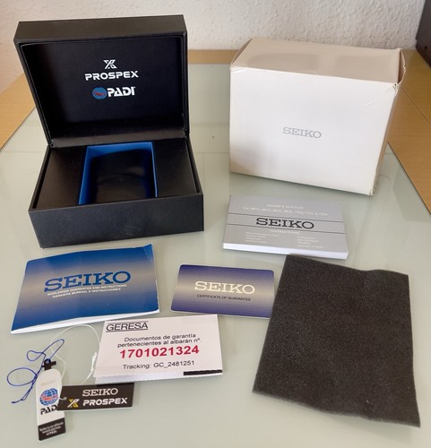 Caja box reloj seiko - seiko, prospex