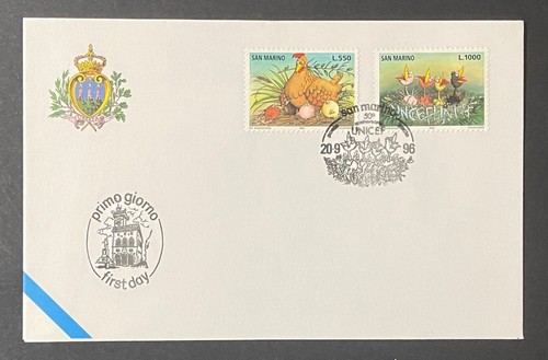 San marino 1996 unicef fdc - marino,