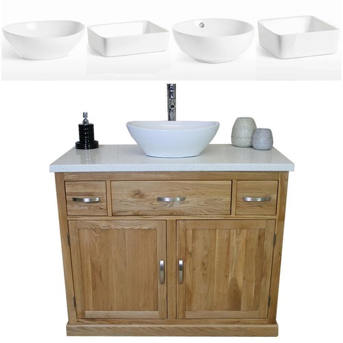 Mobile bagno mobiletto rovere