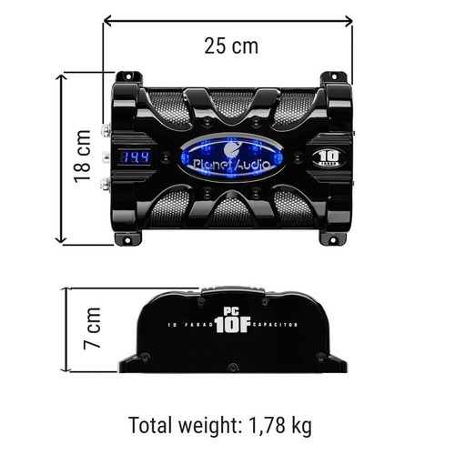 Condensatore planet audio - condensatore,