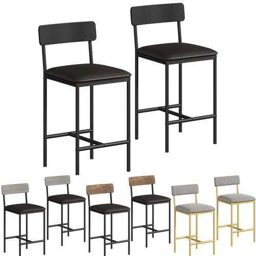 Sgabelli bar con schienale e - 2,