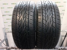 2 PNEUMATICI USATI 225 55 R18 98V CONTINENTAL CONTI CROSS CONTACT LX2 ESTIVE