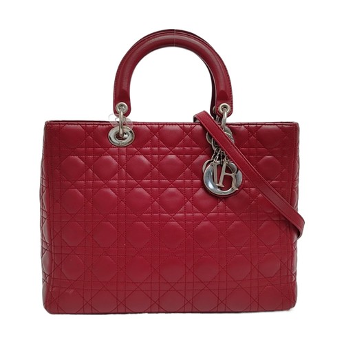 Dior lady large - dior, red
