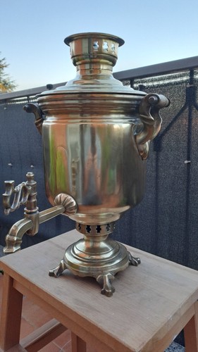 Samovar ottone russo epoca - russo,