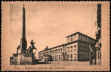 Vintage Roma Fontana e Palazzo