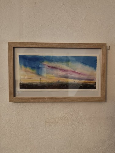 Quadro paesaggio moderno - paesaggio,