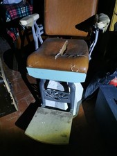 poltrona da barbiere antica da sistemare