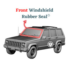 Jeep Cherokee XJ (1984-1996) Guarnizione vetro gomma parabrezza