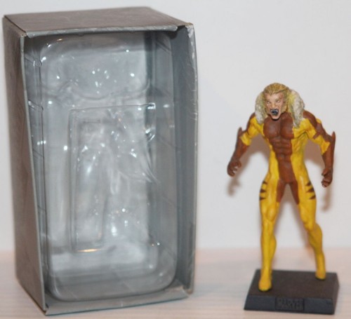 Statua sabretooth eaglemoss - statua,