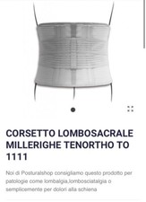 Corsetto millerighe lombare