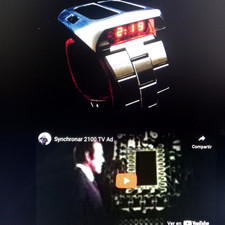 OROLOGIO WATCH VINTAGE LED RED