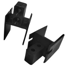 ACCESSORI WICONA PER SERRAMENTI ART. 4020129 IN NYLON NERO DIMENSIONI 45X26mm