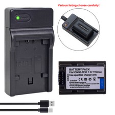 Batteria o caricabatteria per Sony NP-FP50 FP51 DCR-DVD705 DCR-DVD602 DCR-DVD403 DVD304
