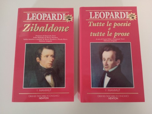 Giacomo leopardi vol - giacomo,