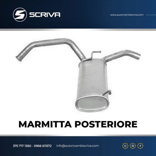 Marmitta posteriore peugeot - marmitta,